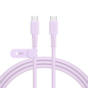 MOTTERU (���b�e��) 240W�Ή� USB-C to USB-C �V���R���P�[�u�� ���Ȃ₩�ł��炩�� ���܂�ɂ����f���ɋ��� Power Delivery EPR iPhone16 �m�[�gPC�Ή� ���x�Z���T�[(Mini-Breaker)���� ���{���[�J�[ �V���R��