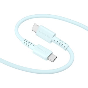MOTTERU (be) USB-C to USB-C VRP[u [d f[^] Ȃ₩ł炩 fɋ PD 60W iPhone16 Android X}[gtH iPad MacBook PC xZT[ VRP[uoh 2