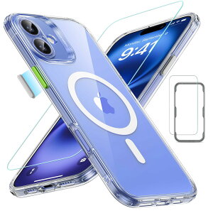 yČRMILKiE (4 in 1)ʕیzESR iPhone 16 Plus P[X magsafe (4 in 1) Zbg }bgP[X iphone16plus P[X XN[یtBt RیKiی phone16plusP[X ClassicV