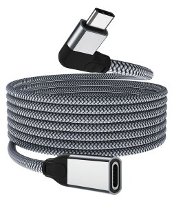 Basesailor USB Type C L P[u 1MAp 90x USB-C 3.1 Gen2 10GbpsXIXւ̕ϊA_v^[Extension CableAThunderbolt 3̌݊ Nintendo SwitchAΉ\ iPhone 16 15 14 13 12AiPad 10 Pro Air 4