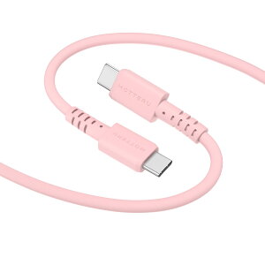MOTTERU (���b�e��) USB-C to USB-C �V���R���P�[�u�� �[�d �f�[�^�]�� ���Ȃ₩�ł��炩�� ���܂�ɂ����f���ɋ��� iPhone16 Power Delivery 60W ���x�Z���T�[���� �V���R���P�[�u���o���h �t 2.0m �V�F