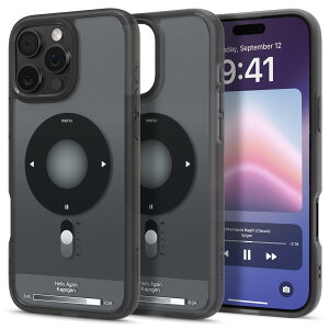 Spigen iPhone 16 Pro Max P[X MagSafeΉ NA Xgbvz[ ČRMILKi EgEnCubhE}OtBbg ACS08383 (NVbNEubN)