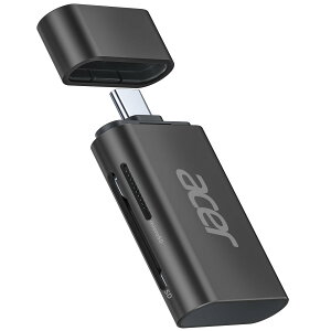 Acer USB-C SD J[h[_[ SD 4.0 2-in-1 SD/SDXC/SDHC/Micro SD (TF)/Micro SDXC/Micro SDHCp UHS-IIΉ iPhone16AiPad Pro/AirAMacBook Pro/AirAAndroidm[gp\RA^ubgɑΉ ^CvC ] [J