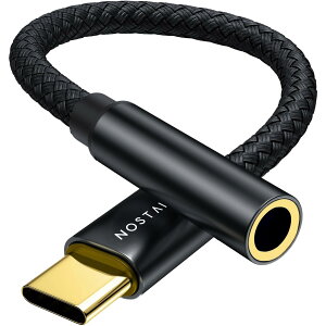 NOSTALSIC USB C  3.5mm CzWbNϊ I[fBIA_v^ DAC 24bit/96KHzΉ nC] TRRS/4 iC҂ ʒ/ʘb/yΉ iPhone15 16V[Y/iPad Pro/Android/Type CȂǂ̋@