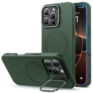 �y�����Y�X�^���h�����EMagsafe�Ή��zESR iPhone 16 Pro �P�[�X �X�^���h�t���V���R���P�[�X �ČRMIL�K�i�̕ی� �B��X�^���h ��Phone16Pro �P�[�X �Ή� �A�C�t�H�� 16 �v�� �}�O�l�b�g�X�}�z�P�[�X Clo