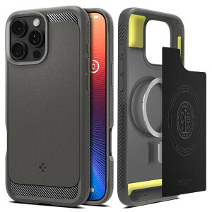Spigen iPhone 16 Pro Max P[X MagSafeΉ }Olbg }bg ϏՌ ČRMILKi MbhEA[}[E}OtBbg ACS07987 (OC)