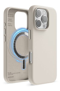 �yelago�z iPhone 16 Pro �Ή� �P�[�X MagSafe �Ή� �V���R�� �ϏՌ� �X�}�z�P�[�X �w�� �h�~ �T���T�� �}�O�Z�[�t �V���R���P�[�X [ iPhone16Pro �A�C�t�H�� 16 �v�� �Ή� ] MAGNETIC SILICONE CASE �X�g�[��