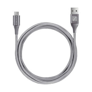 LENZZA (c@) USB Type C P[u (2m / 2.4A / O[) }[d [d DuPontKevlar̗p (USB-C/USB-A) iPhone 16 15