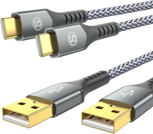 USB Type C P[uy2{Zbg3m+3mzSweguard USB-C to USB-A 3.2A P[uyQC3.0Ή }[dz^Cvc [dP[uiPhone15 Pro Max, iPhone16 Pro Max,Samsung Galaxy S24/S23/S22/S21/S20/S10,Sony,Huawei,Pixel,type c@