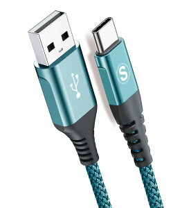 USB Type C ケーブル【1M/1本セット】Sweguard USB-C & USB-A 3.1A USB C ケーブル【QC3.0対応急速充電】タイプc 充電ケーブルiPhone 16/iPhone 15 Pro MAX, iPad Pro,Samsung Galaxy S22/S21,Sony,Xiaomi,Huawei,Pixel,usb type-c機器と