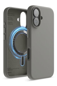 �yelago�z iPhone 16 �Ή� �P�[�X MagSafe �Ή� �V���R�� �ϏՌ� �X�}�z�P�[�X �w�� �h�~ �T���T�� �}�O�Z�[�t �V���R���P�[�X [ iPhone16 �A�C�t�H�� 16 �Ή� ] MAGNETIC SILICONE CASE �~�f�B�A���O���[
