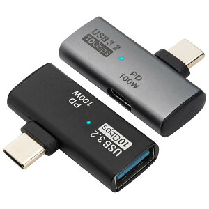 Leehitech 2 in 1 Type-C ϊA_v^[ Type C to PD100W [d+10Gbps USB 3.2 A X 1 to 2 A_v^[ OTG@\ɑΉ 8K@60Hz HDfBXvBiPhone 16/15 V[YAiPad Air/ProAMacBook Air/ProASamsungANintendo