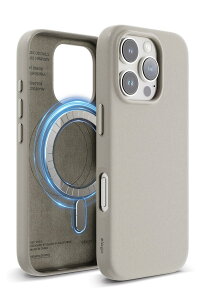 �yelago�z iPhone 16 Pro �Ή� �P�[�X MagSafe �Ή� ���U�[ �ϏՌ� �X�}�z�P�[�X �}�O�Z�[�t �X�}�z�J�o�[ ���U�[�P�[�X [ iPhone16Pro �A�C�t�H�� 16 �v�� �Ή� ] MAGNETIC LEATHER CASE ���C�g�O���[