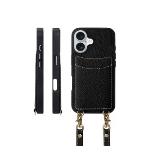 COGURE RO iPhone16 P[X V_[Xgbv {v J[h[ h~ ϏՌ Mtg{bNXt COPGCS ubNyBlackz