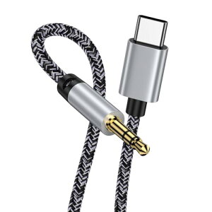 ANNIBER AUX P[u USB C to 3.5mm ϊP[u ^Cvc DAC ϋviC҂ ԍڗp type c Hi-Fi Type C to 3.5mm I[fBI usb c aux iPhone 16/15/ wbhz/z[XeI/J[XeI/