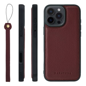 HANATORA iPhone16ProMax �P�[�X �{�v �ϏՌ� �o���p�[�^ �X�}�z�P�[�X �X�}�z �X�g���b�v �t�� �V�������N���U�[ �M�t�g ���C�� SPGGZ-16ProMax-Wine