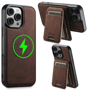 JCGOOD iPhone 16 Pro P[X MagSafeΉ phone16 Pro P[X wmagsafe J[h P[Xt  }OZ[t CX[dΉ J[h[ ACtH16 v Jo[ X^h@\ wʃJ[h