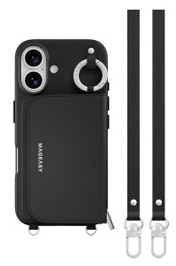 yMagEasyz iPhone 16 Ή P[X MagSafe Ή V_[ Xgbv t J[h [ U[ X}zP[X J[hP[X |[`t z X}zJo[ [ iPhone16 ACtH 16 Ή ] Pouch M u