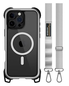 yMagEasyz iPhone 16 Pro Max Ή P[X V_[ Xgbv t NA MagSafe Ή ϏՌ MILKi }OZ[t X}zP[X [ iPhone16ProMax ACtH 16 v}bNX Ή ] Odyssey +Strap M ^