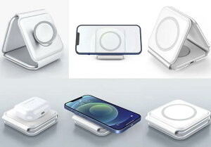 yŐV^ S̍Ǝҁz3in1 O܂RpNg ܂ P[u1{ CX[d }[d USB TypeC iPhone Apple Watch Air Pods u[d [dX^h iPhone 16 15 14 13 12 SE2 11 XS XR X 8 Sa