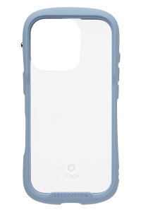 iFace Reflection Frost iPhone 16 Pro ケース クリア 強化ガラス(ペールブルー)【指紋が目立ちにくい 黄変防止 すりガラス 半透明 曇りガラス アイフェイス アイフォン16プロ iphone16pro 用 カバー 耐衝