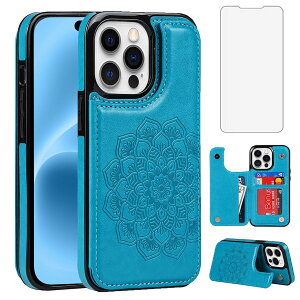 NKECXKJ iPhone16pro �p�P�[�X, iPhone 16 Pro �X�}�z�P�[�X �g�уP�[�X Case PU���U�[ ���z�^�J�[�h�z���^�[�t�����[ �X�^���h�@�\ �ϏՌ� �A�b�v���A�C�t�H�� iphone �A�C�t�H��16�v�� ��phone16