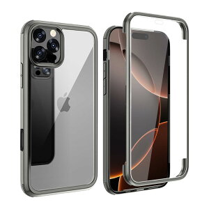 YSAN iPhone16ProMax P[X 360xSʕی [100ʊx][ʓ] NAtJo[ ČRMILKi  ϏՌ ^ y VR[t[ ~߃op[ CX[dΉ (O[, iPhone