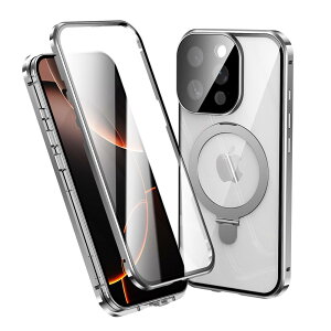 iPhone 16 Pro p P[X MagSafeΉ CX[dΉ SʃJo[ Ot X^h@\ ̌^Yی bN ʃP[X}Olbg KX ACtH16Pro Jo[ NA P