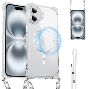 For iPhone 16 Plus P[X NA V_[ MagSafeΉ ϏՌ iPhone 16 Plus X}zP[X }OZ[tΉ  DXgbvt PCw + TPUop[ w\ ACtH16plus Jo[  