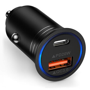 38W VK[\Pbg USB-C & USB-A  [d oȂ yPD20W+ QC18Wz }[d 2|[g J[`[W[ ^Cvc RpNgTCY [\Pbg Type C ԍڏ[d yʉ ϋv LEDC