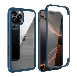 YSAN iPhone16ProMax P[X 360xSʕی [100ʊx][ʓ] NAtJo[ ČRMILKi  ϏՌ ^ y VR[t[ ~߃op[ CX[dΉ (u[, iPhone