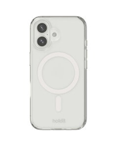 Holdit �u�����h iPhone 16 �P�[�X MagSafe �Ή� (�z���C�g) �J�o�[ �X�}�z iPhone16 MagSafe�Ή� �ϏՌ� �N���A�P�[�X �}�O�l�b�g ���� ���� �z���C�g ��
