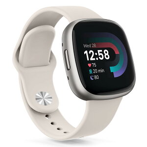 oh for Fitbit Versa4 xg Versa3 oh tBbgrbgSense/Sense 2 xg, VRoh xg _炩 VRoh ߉\ (X^[Cg,Small)