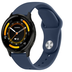 �R���p�`�u�� Garmin Vivoactive 4 / Venu2�p�o���h Venu3 �����x���g,22mm �X�|�[�c�^�C�v�ʋC���_��V���J�Q�����X�g�o���h (�l�C�r�[)