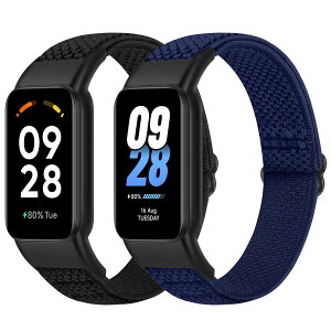 [Bcuckood] �e�����v�̌����o���h Xiaomi Smart Band 8 Active/Redmi Smart Band 2�Ƃ̌݊����A�����\�� �L�k���̂�������p�i�C�������X�g�o���h�X�|�[�c�X�g���b�v�����j�������A2�p�b�N