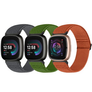 [Bcuckood] �����p���v�o���h Fitbit Versa 4/Sense 2/Versa 3/Sense �o���h ���f�B�[�X �����Y �L�k���i�C���� �\�t�g ���߉\ �L�k���̂���\�����[�v �����p���v�X�g���b�v Fitbit Versa 4/Sense 2/Versa 3/Sense