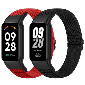 [Bcuckood] �e�����v�̌����o���h Xiaomi Smart Band 8 Active/Redmi Smart Band 2�Ƃ̌݊����A�����\�� �L�k���̂�������p�i�C�������X�g�o���h�X�|�[�c�X�g���b�v�����j�������A2�p�b�N