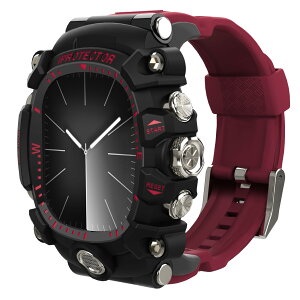 YiMingSun iG-3000 ǂꂽvP[XAApple Watch 9 8 7 45mm 6 44mm YP[XAیJo[t vȃVRohیP[XAYiWatch 6 5 4 SE 44mmɓKvȕیP[X I[J