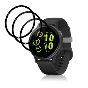 Rchlr �t�B���� GARMIN vivoactive 5 �p �t�� �ی�t�B���� �y3���Z�b�g�z �K�[�~��vivoactive 5 �X�}�[�g�E�H�b�` �ی�t�B���� �Y�f�@�� �����ޗ� 3D�Ȗ� �r���v �t�B���� ���˒ጸ �R�� �h�w�� ������