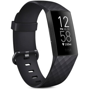 [Vanua] for Fitbit Charge4 �o���h/Fitbit Charge3 �o���h/Charge3 SE �o���h �����p�x���g �\�t�gTPU �o���h �R���p�`�u�� Fitbit Charge 4/Charge3 �X�|�[�c �x���g (Large, �u���b�N)
