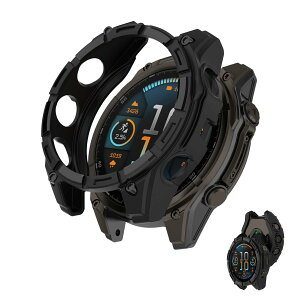 K[~(GARMIN) Fenix 8 Sapphire AMOLED 51mm p P[X یP[X yNOUKAJUz ̌^ TPUf Sʕی ȒP ϏՌ Ռz ANZT[ (ubN)