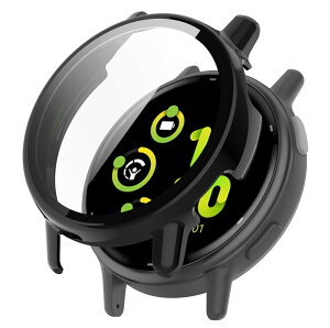 SHEAWA Garmin(�K�[�~��) vivoactive 5�p�P�[�X �J�o�[ PC+�����K���X�t�B���� �S�ʕی� 9H�d�x ��̌^�ی�P�[�X �ی�J�o�[ �ϏՌ� �A�N�Z�T���[ (�u���b�N)