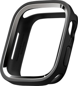 yelagoz Apple Watch Series 9 8 7 41mm SE 40mm Ή P[X t[ tւ \ TPU یP[X AppleEHb` یJo[ [ AppleWatch AbvEHb` 41 & 40 mm e Ή ] DUO CASE ubN/^b