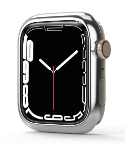 yRingkezApple Watch 9 / 8 / 7 45mm P[X BEZEL STYLING ϐFh~ ϏՌ ^ یP[X XeX ^bN AbvEHb` Eg 9 / 8 / 7 45mm X}[gEHb` ^bNP[X - Sil