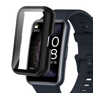 AiMaoo Huawei Watch Fit/Huawei Watch Fit Special Edition Ή P[X KXtB ی Jo[ d|PCf ̉ ϏՌ h~ ϐFh~ SʃJo[ Sʕی X}[gEHb` Huawei Watch Fit/H