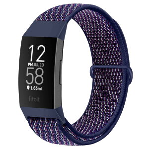 �R���p�`�u�� Fitbit Charge 4 / Fitbit Charge 3 / Charge 3 SE �o���h�A�i�C�����X�|�[�c�o���h�u���X���b�g�ʋC�����߉\�Ȍy�ʌ����X�g���b�v���X�g�o���h�A�N�Z�T�� (�C���f�B�S�u���[)