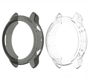 SHEAWA TicWatch Pro3�p �P�[�X �J�o�[ 2�� Pro3 Ultra �ی�P�[�X TPU ������ �ϏՌ� �A�N�Z�T���[ (�u���b�N+�z���C�g)