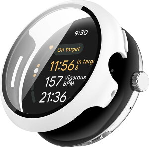 Google Pixel Watch3�i2024�j�p �P�[�X �ی� �K���X�t�B���� ��̌^ PC+TPE�ގ� ��d�\�� �S�ʕی� �����^ ���ϋv �����ȒP �ϏՌ� �Ή�Pixel Watch3 �ی�P�[�X �����ߗ� �w��h�~ ���h�~ �O�[�O���s�N