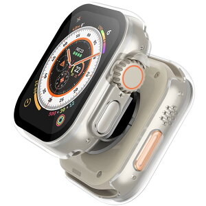 YOFITAR Apple Watch p P[X Apple Watch Ultra 2/Ultra/10/9/8/7/SE2/6/SE/5/4 AbvEHb`یJo[ KXtB ̌^ PCf Sʕی ^ ȒP ϏՌ ߗ wh~ h~(49mm,N