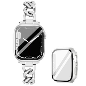 [Aniaboho] Apple Watch�o���h �A�b�v���E�I�b�`�o���h �P�[�X�t�� Apple Watch�����`�F�[���x���g �A�b�v���E�H�b�` �o���h SE series 6 5 4�Ή� 40mm �����O�^ �M�t�g�H��t���i�V���o�[�A40mm series 6 5 4 SE